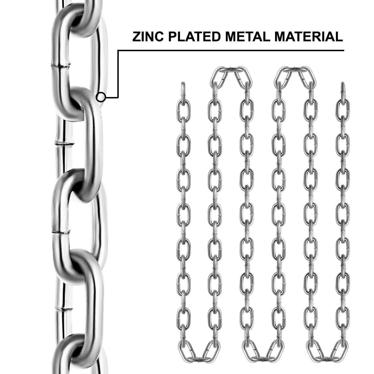 Grade 30 Chain 3 16 Inch By 100Ft Length Grade 30 Proof Coil Chain Zinc Plated Grade 30 Chain For Towing Logging Agriculture And Guard Rails