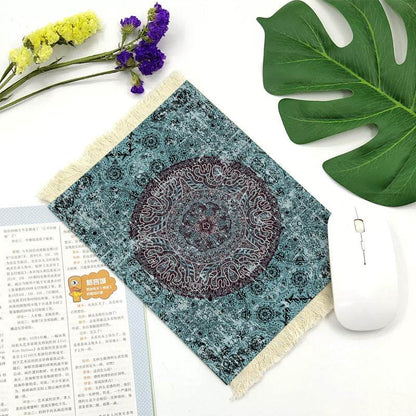 Office mouse pad, Suede fringe mouse pad Hot rubber  Bohemian style