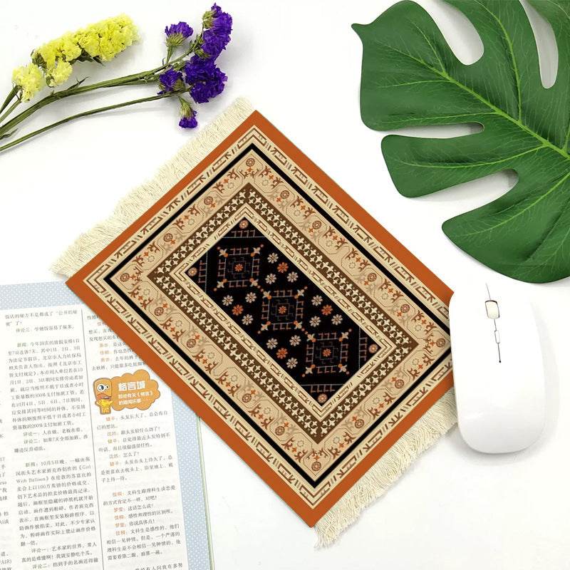 Office mouse pad, Suede fringe mouse pad Hot rubber  Bohemian style