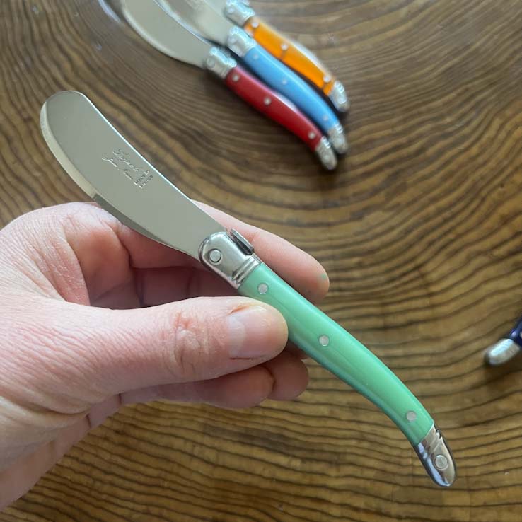 Laguiole ® Butter knife, Pastel Green