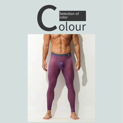 Men's Leggings Ultra-thin Tight Fitting Long John underwear men