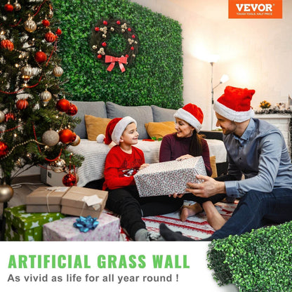 24 pcs 20 x 20 Artificial Boxwood Hedge Wall Green Panel