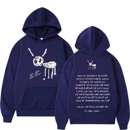 Rapper Drake For All The Dogs Letter Unisex Hoodie Sweatshirt