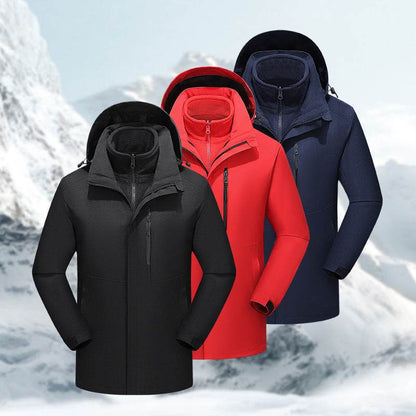 Smart Insulated Warm Detachable Hoodie Coat Jacket Men