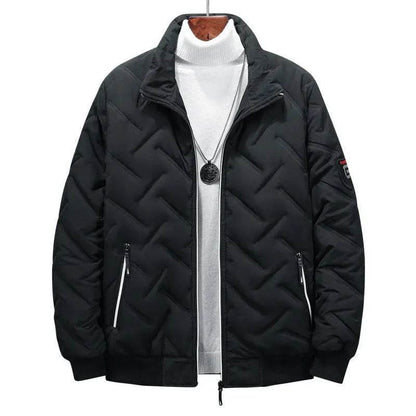 Compressed Cotton Stand Collar Men's Cotton-padded Coat Winter Coat Short Clothes Korean Style Trendy Cotton Clothing Workwear Winter Cotton-padded Jacket