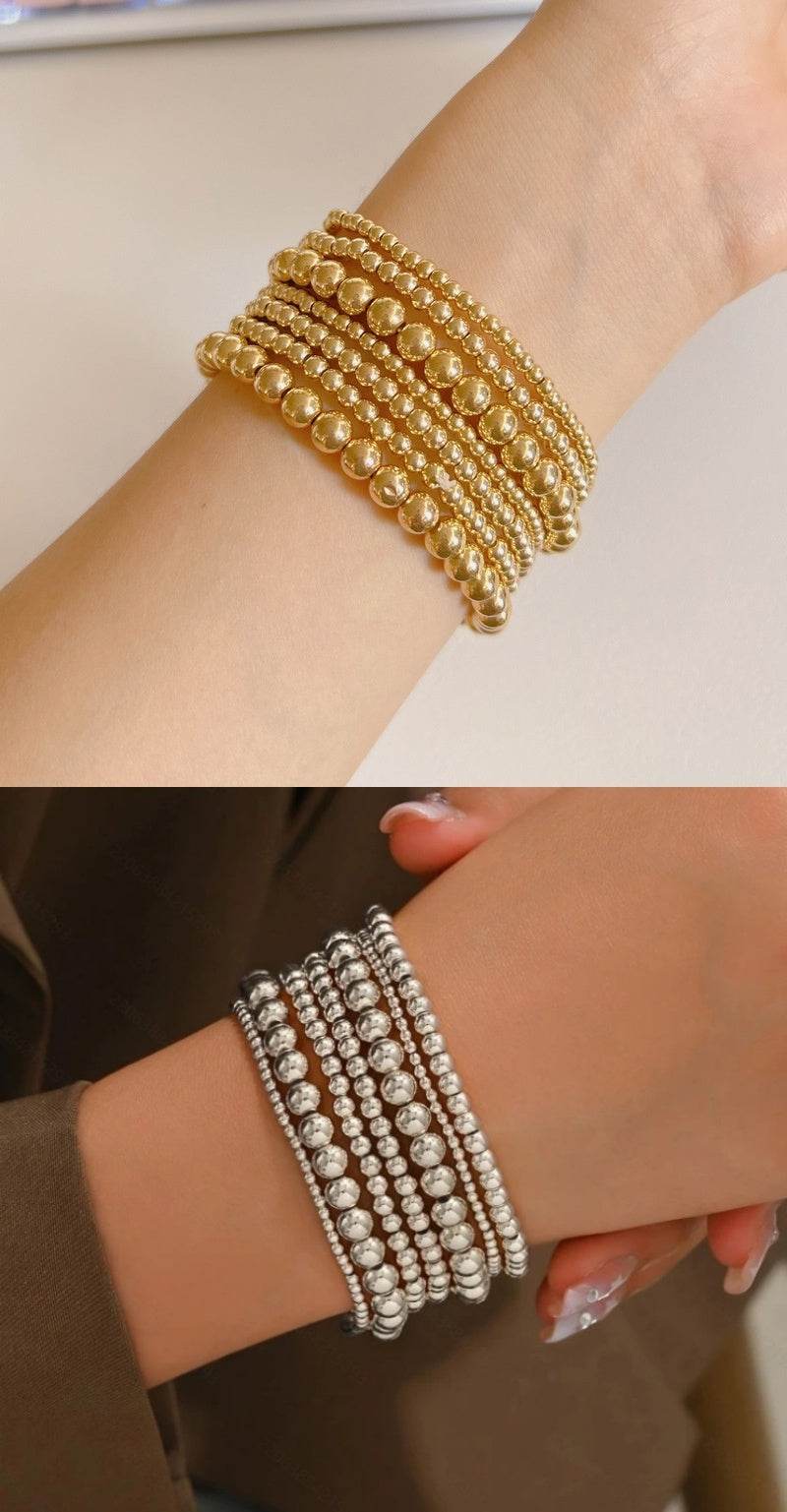 Light Luxury Minority Advanced Design Bracelet 7-piece Set
