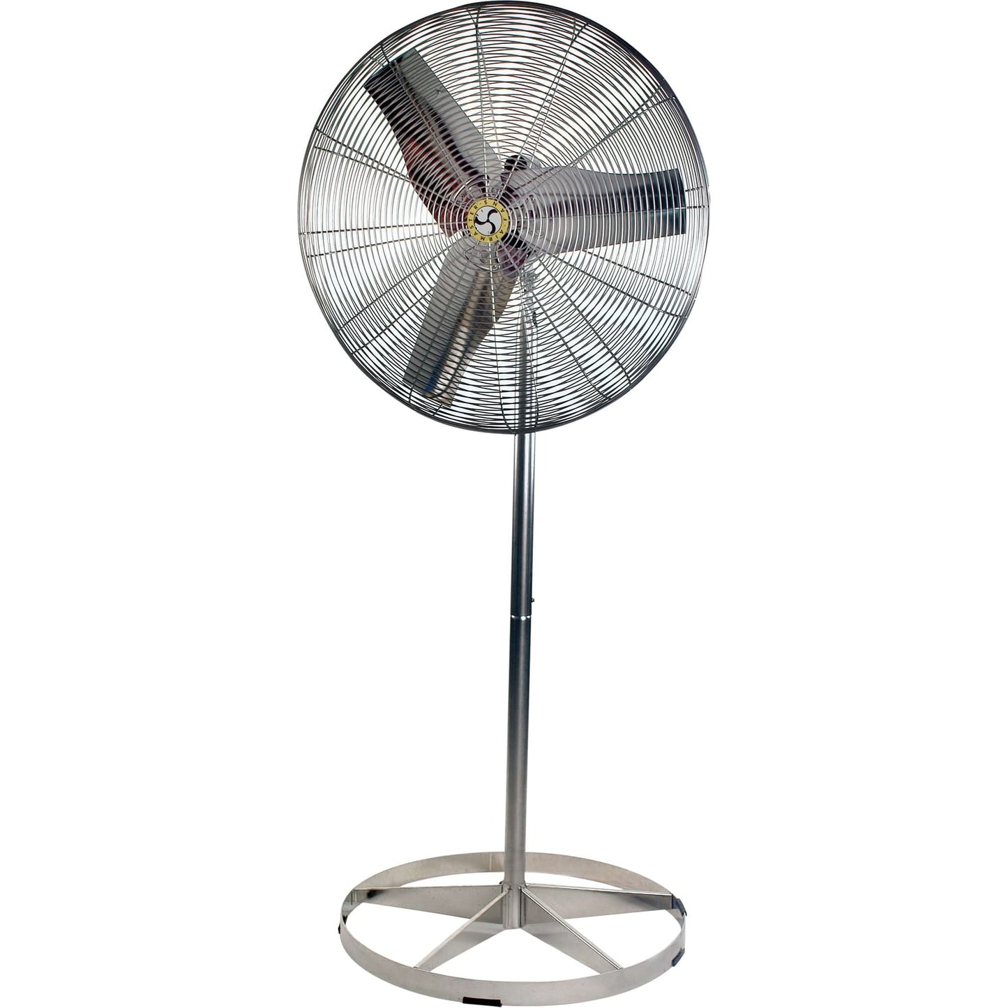 Stainless Steel Food Service Washdown Air Circulating Fans, Industrial, 1 Speed, 30" Diameter
