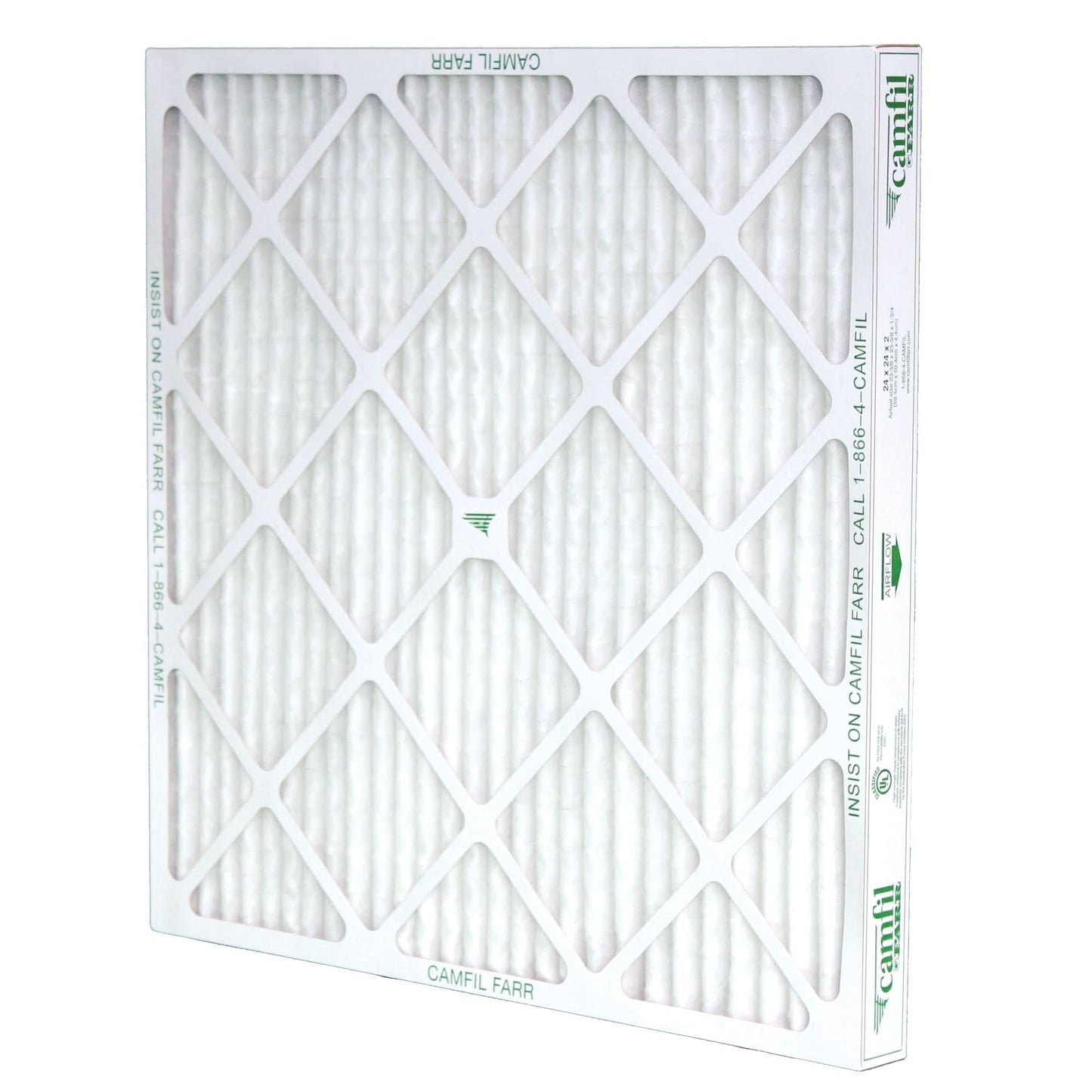AP-Thirteen Pleated Panel Filter, Box, MERV 13, 12" W x 2" D x 24" H