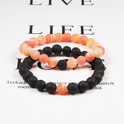 Tiger Eye Beaded Couples Bracelets