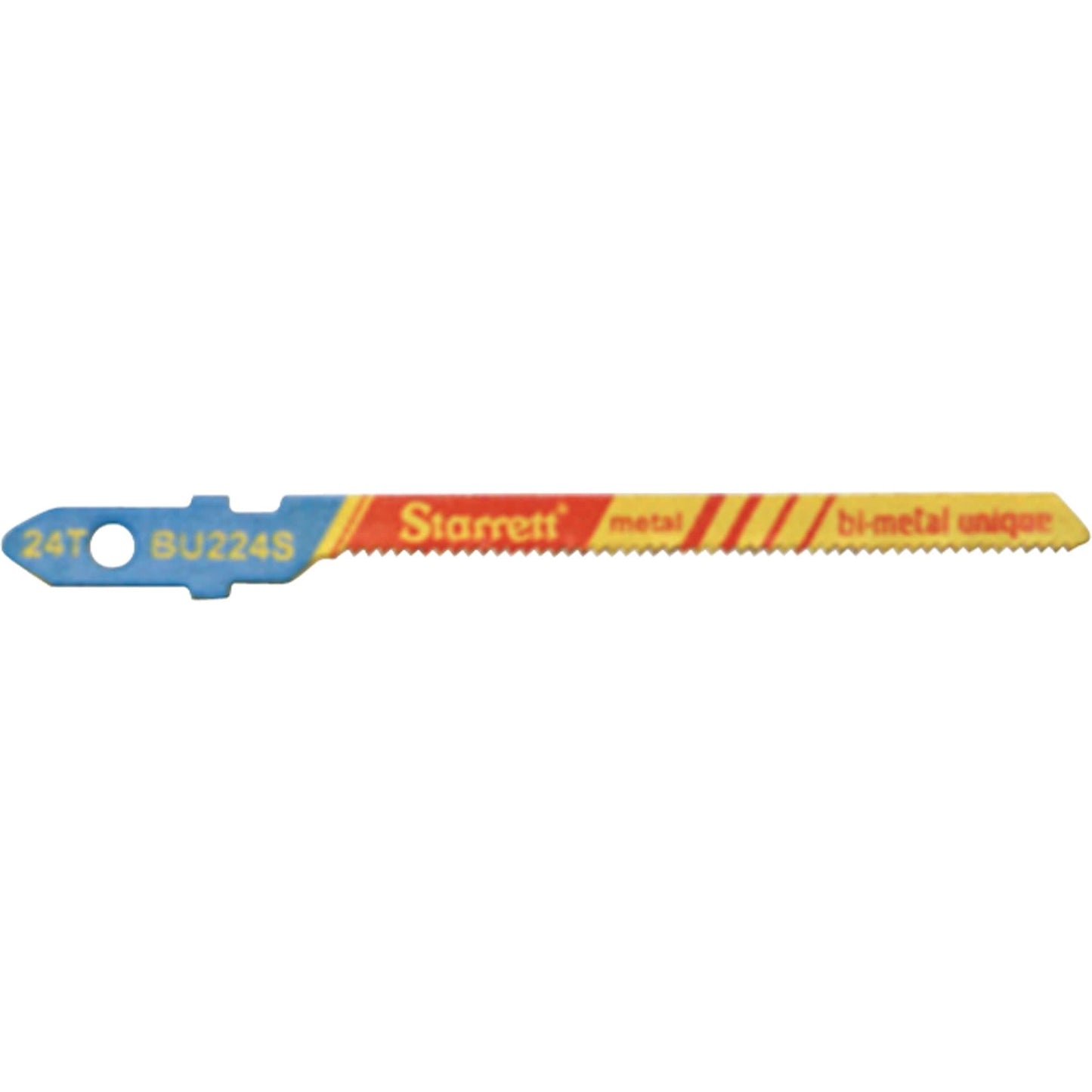 Unified Shank® Jig Saw Blades, Bi-Metal, 4" L, 24 TPI