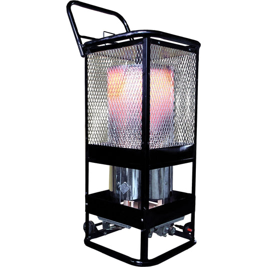 Portable Heater, Radiant Heat, Natural Gas, 125000 BTU/H