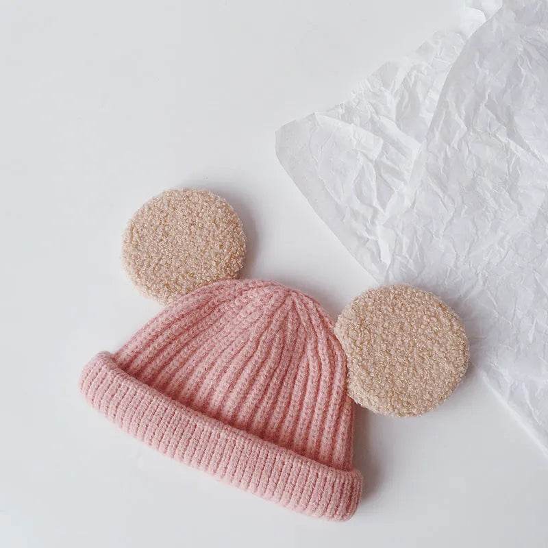 Cartoon Big Ears Children Woolen Beanie Cap