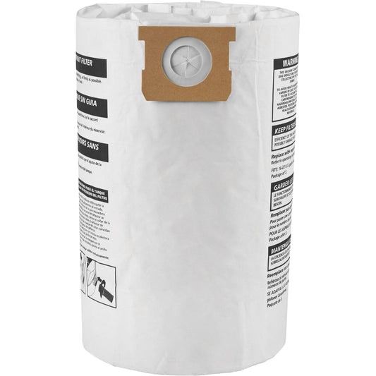 Type G Disposable Dry Filter Bags, 15 - 22 US gal.