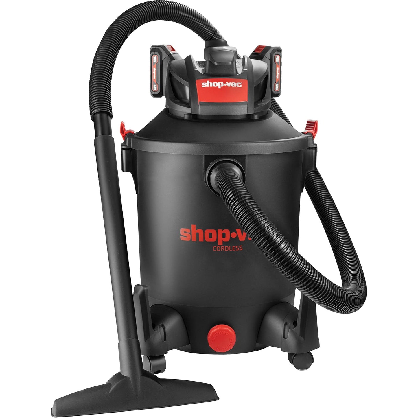Rechargeable Cordless Wet/Dry Vacuum, 20 V, 10 gal. Capacity