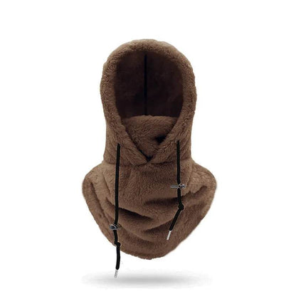 Winter Outdoors Cycling Sports Wind-proof Cap Cold Protection Thick fleece Hood Hat Balaclava