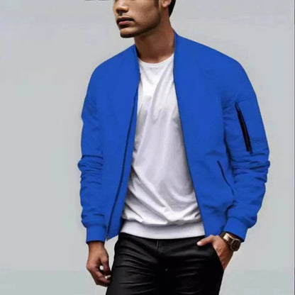Men's Casual Baseball Varsity Jacket Spring And Autumn