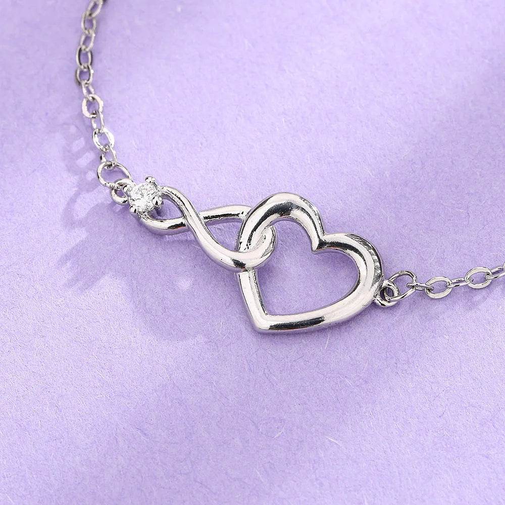 Bracelet cœur Bijoux de mode Bracelet amour polyvalent Cadeau pour petite amie Saint-Valentin