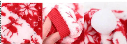 Vêtements pour animaux de compagnie de Noël, vêtements en coton pour chats