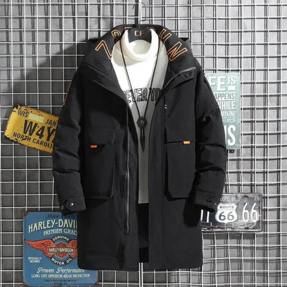 Automne Hiver Doudoune de travail mi-longue homme