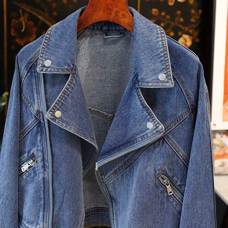 Long Denim Jacket Casual Japanese Korean Style