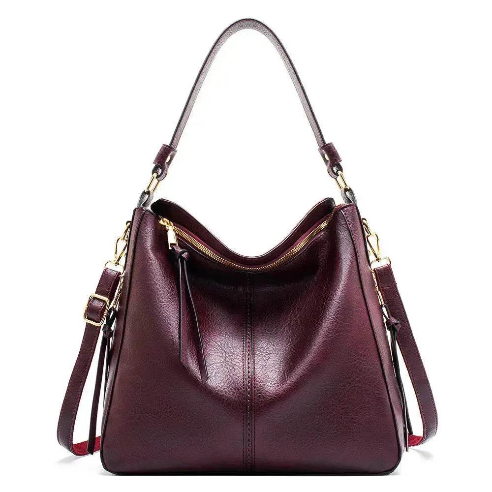Sacs à main en cuir PU de grande capacité pour femmes, sac à bandoulière tendance pour le travail, sac de courses