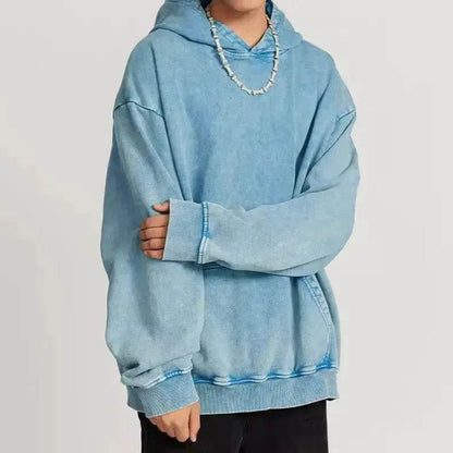 Fall Winter Thick Pullover Hoodie Sweatshirts For Men