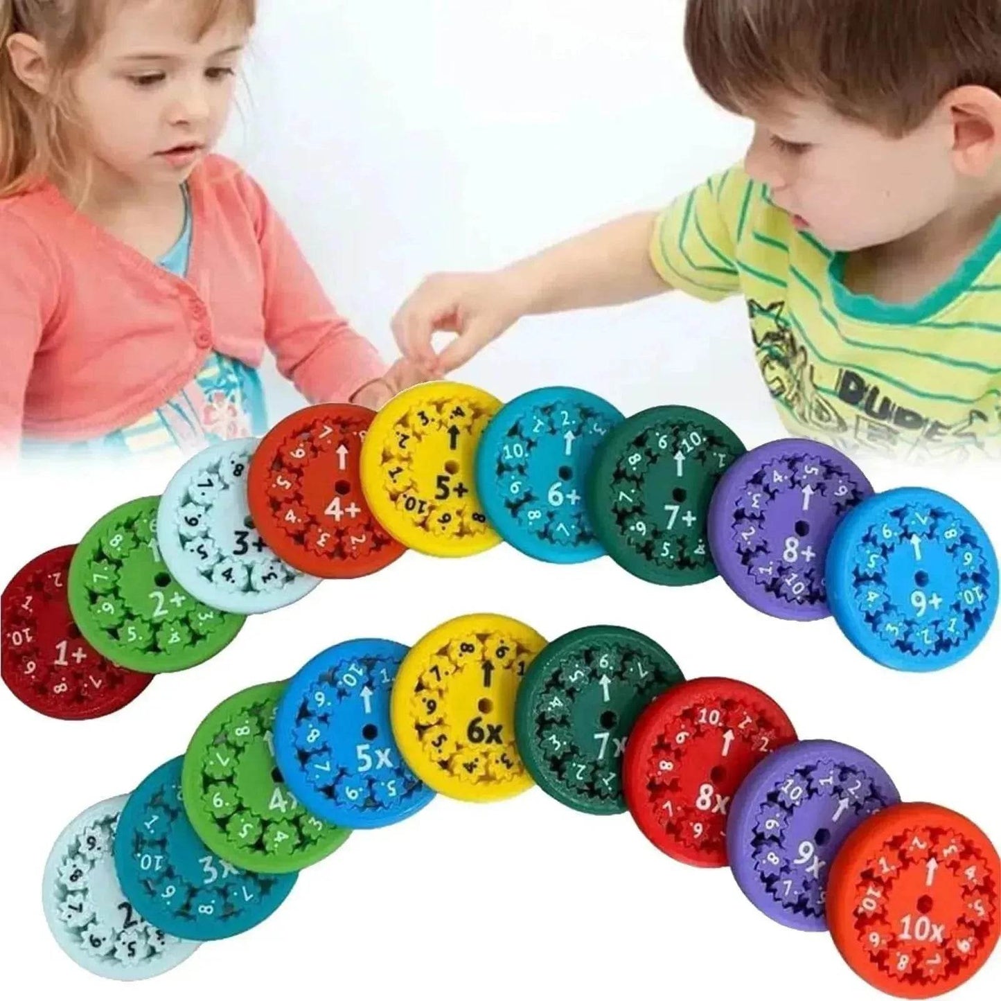 Math Fidget Spinners Fingertip Puzzle Toys Games Math Operations Math Multiplication Games Montessori Activity Educational Learning Toys