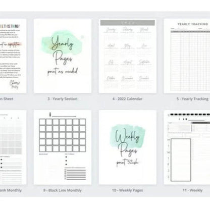Creative Color LIFE PLANNER Planning Notebook