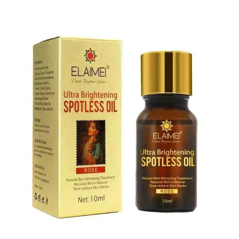 ELAIMEI Huile Ultra Éclaircissante Anti-taches Taches de rousseur et dissolvant de taches brunes