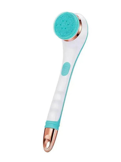 Brosse de Bain Électrique en Silicone, Exfoliant pour le Dos, Rechargeable USB, 2 Vitesses, Rotative, Étanche pour Douche Spa, Brosse Nettoyante pour le Corps