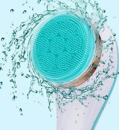 Brosse de Bain Électrique en Silicone, Exfoliant pour le Dos, Rechargeable USB, 2 Vitesses, Rotative, Étanche pour Douche Spa, Brosse Nettoyante pour le Corps