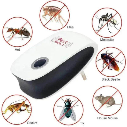 Répulsif anti-moustiques, insectes et parasites, ultrasons électroniques, rechargeable et sain, répulsif à souris, prise UE/US, pratique pour la maison