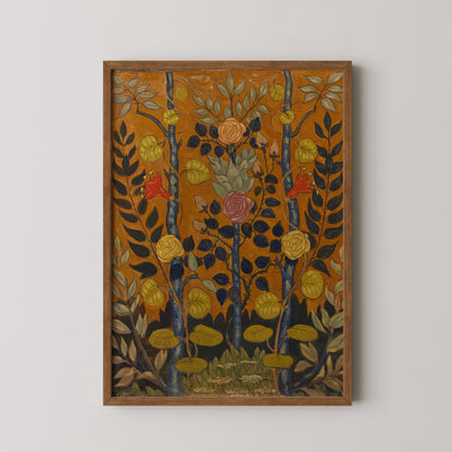 Emile Bernard Roses Print: Vintage Impressionist Still Life, Giclee Fine Art