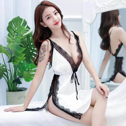 Lingerie érotique Pyjama à bretelles charmant