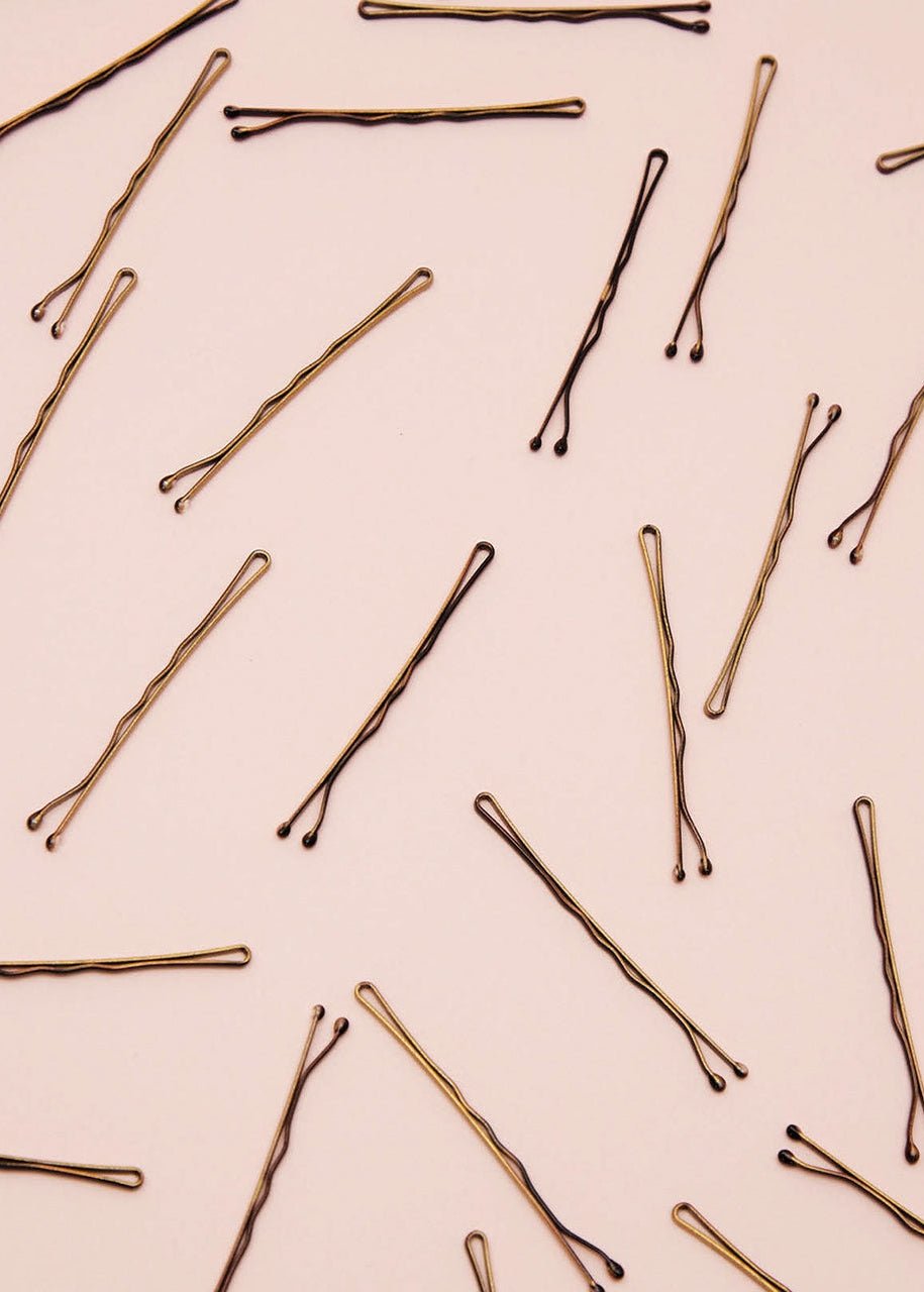 Essential Bobby Pins – 45 Piece Set (Gold)