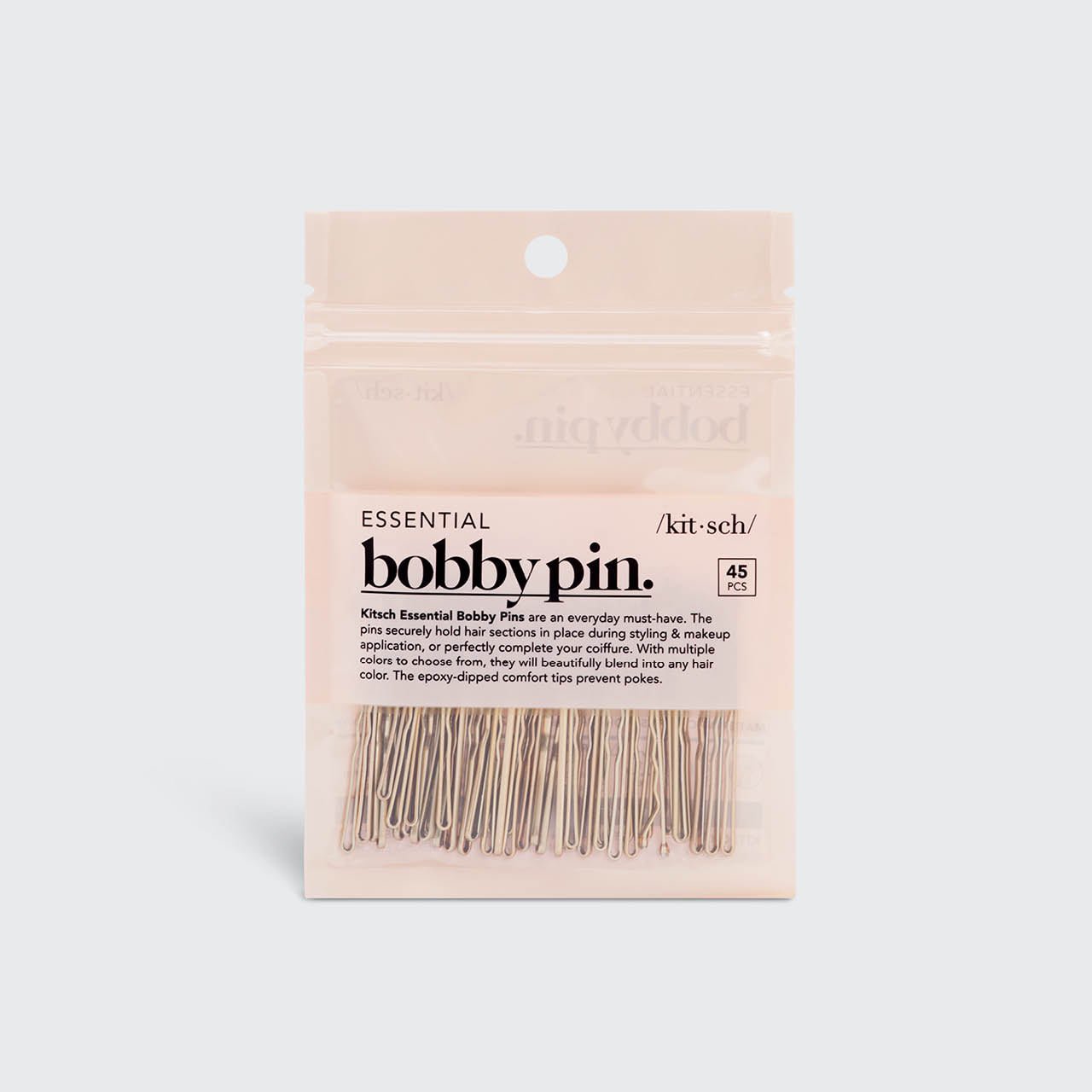 Essential Bobby Pins – 45 Piece Set (Gold)