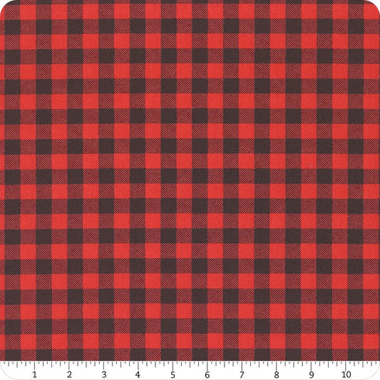 Wilmington Prints' Essentials - Buffalo Check - Red/Black