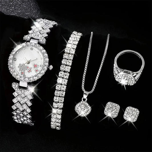 Ensemble montre de luxe pour femme