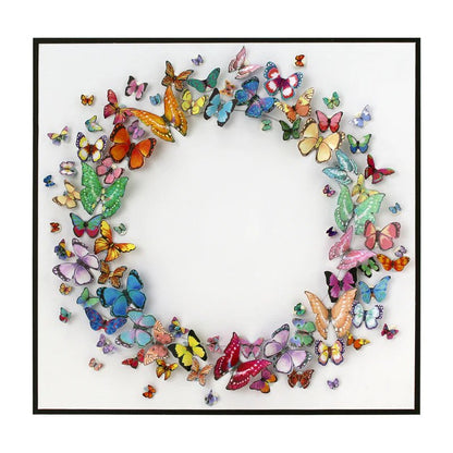 Découpage Découpé à l'Emporte-Pièce - Un Kaléidoscope de Papillons (Lot de 2)