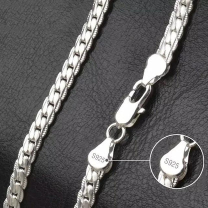 18k Gold Side Chain Necklaces
