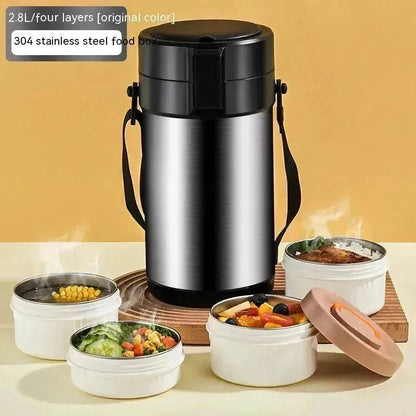 304 Stainless Steel Large Capacity Vacuum Thermal Insulated Lunch Box