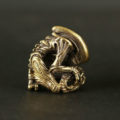 1 pc Exquis Ornement Ancien en Laiton du Dieu Chinois de la Richesse - Attire l'Abondance et la Bonne Fortune avec une Puissante Énergie Fengshui, Sculpté à la Main pour un Équilibre Harmonieux - Idéal pour la Maison, le Bureau ou le Bureau