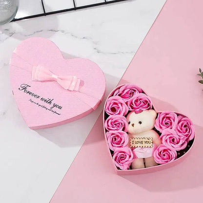 Heart-shaped Rose Red Gift Box New Year Christmas Gift Box Valentine's Day Christmas Gift Mother's Day Birthday Gift