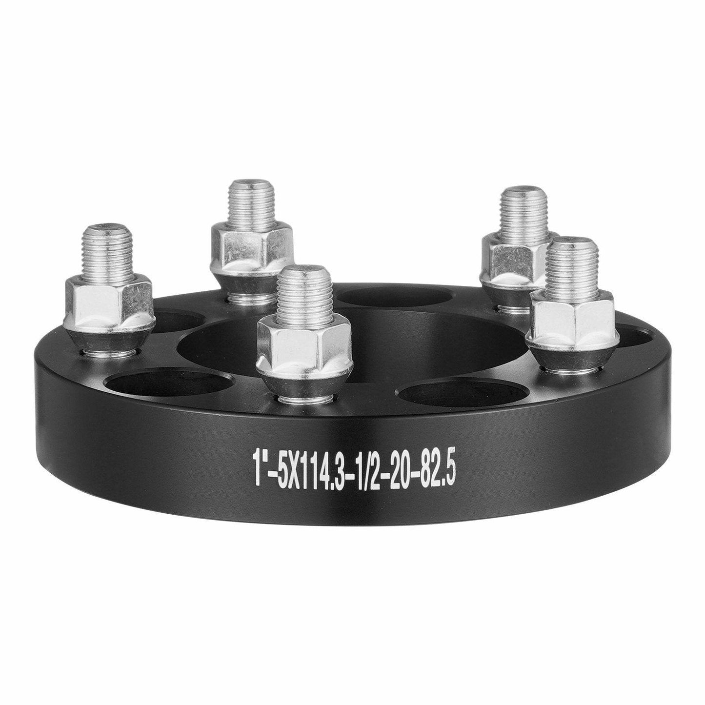 Wheel Spacers Wheel Adapters 5 Lug Forged Spacer 4 PCS Black