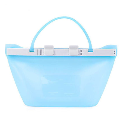 Reusable Silicone Food storage Bag Vacuum Seal Freezer Bag