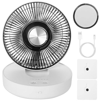 Foldable Rechargeable Portable Remote Control Desk Fan