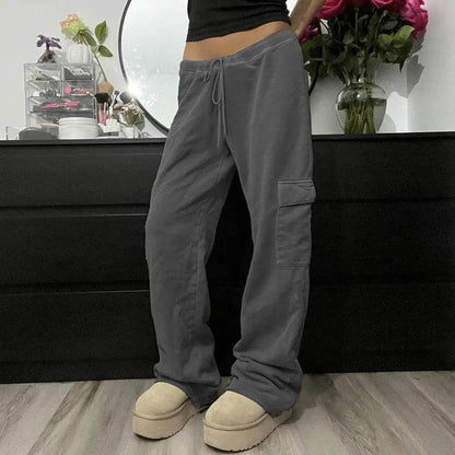 European And American Style Straight Exercise Casual Pants Women