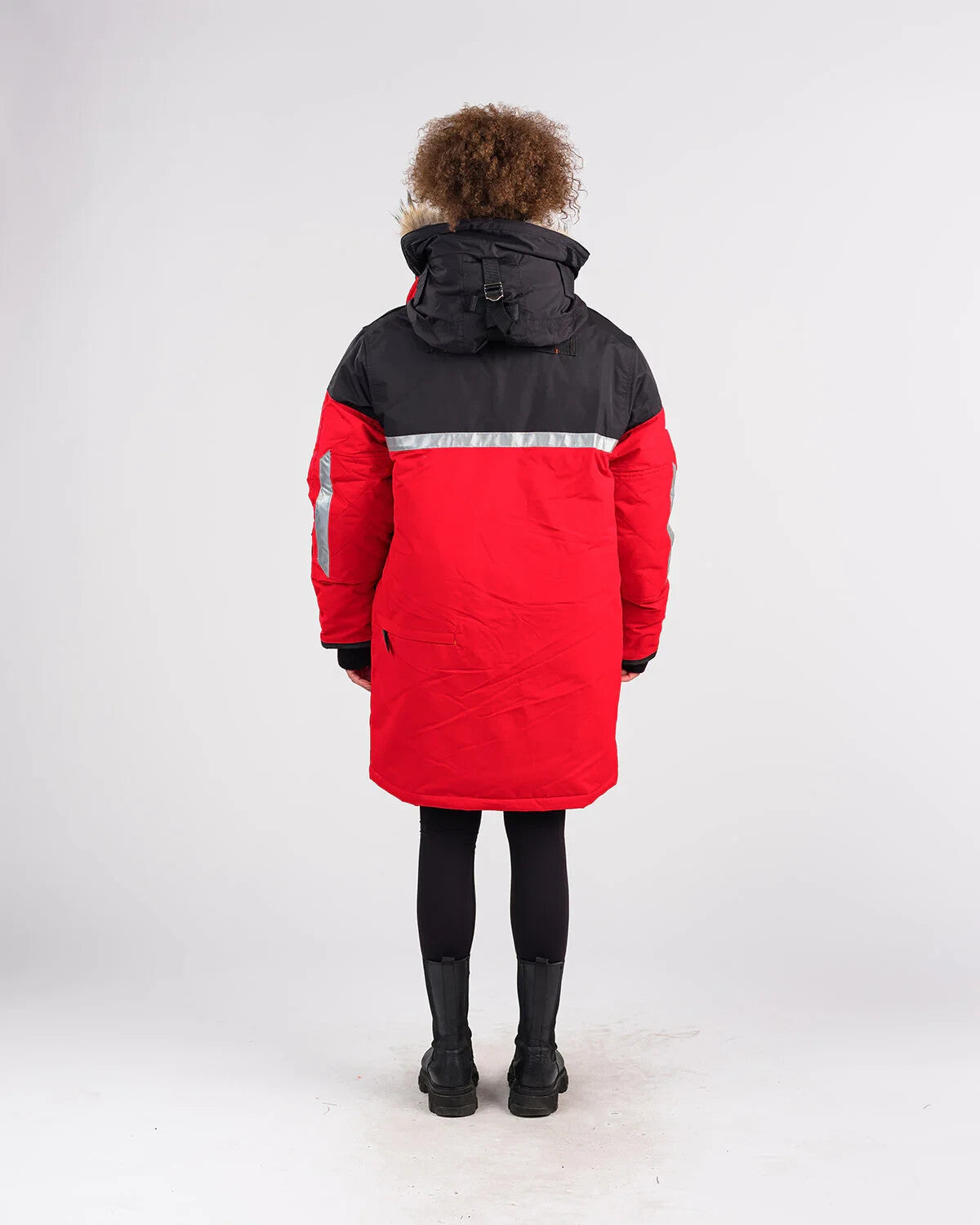Outdoor Survival Canada OSC Mission Parka Unisex -60°C Down Parka RED Medium - ON DISPLAY