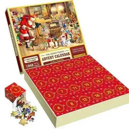 New 24 Boxes Unique Christmas Advent Calendar  2024 Jigsaw Puzzle