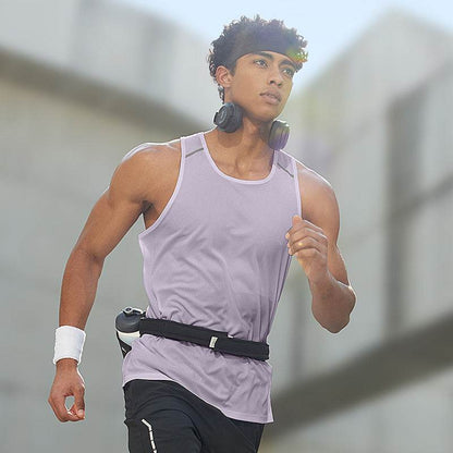 Sleeveless Quick Drying Marathon Sports Workout Gym Tank Top for Men